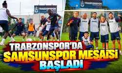 Trabzonspor’da Samsunspor mesaisi başladı