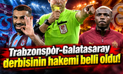 Trabzonspor-Galatasaray derbisinin hakemi belli oldu!