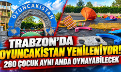 Trabzon’da Oyuncakistan Çocuk Parkı yenileniyor! 280 çocuk aynı anda oynayabilecek