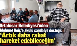 Ortahisar Belediyesi’nden Mehmet Reis’e akülü sandalye desteği: “Artık daha rahat hareket edebileceğim”