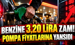 Benzine 3,20 lira zam: Pompa fiyatlarına yansıdı