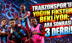 Trabzonspor'u yoğun fikstür bekliyor; ara sonrası 3 derbi!
