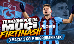 Trabzonspor’da Muçi fırtınası! 3 maçta 3 gole doğrudan katkı