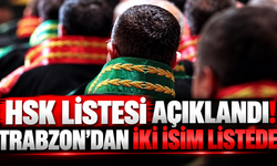 HSK listesi açıklandı! Trabzon'dan iki isim listede