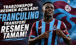 Trabzonspor resmen açıkladı! Franculino transferi resmen tamam