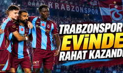 Trabzonspor evinde rahat kazandı