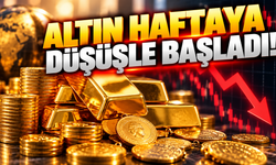 Altın haftaya düşüşle başladı