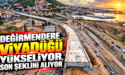 Değirmendere viyadüğü yükseliyor, son şeklini alıyor