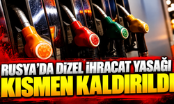 Rusya'da dizel ihracat yasağı kısmen kaldırıldı