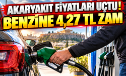 Akaryakıt fiyatları uçtu! Benzine 4,27 TL zam