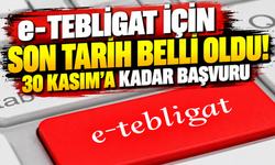 e-Tebligat için son tarih belli oldu! Başvurmaları gerekiyor