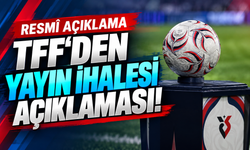 TFF'den yayın ihalesi açıklaması!