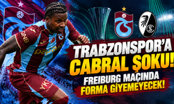 Trabzonspor'a Cabral şoku! Freiburg maçında forma giyemeyecek