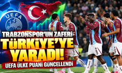 Trabzonspor'un zaferi Türkiye'ye yaradı! UEFA ülke puanı güncellendi