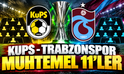 Kups - Trabzonspor muhtemel 11'ler