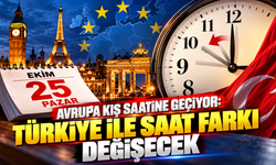 Avrupa kış saatine geçiyor: Türkiye ile saat farkı değişecek