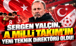 Sergen Yalçın, A Milli Takım'ın yeni teknik direktörü olduğunu duyurdu!