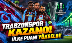 Trabzonspor, Avrupa'da kazandı! ülke puanı yükseldi