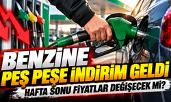 Benzine peş peşe indirim geldi: Hafta sonu fiyatlar değişecek mi?