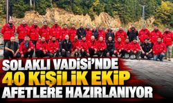 Solaklı Vadisi'nde 40 kişilik arama kurtarma ekibi afetlere hazırlanıyor