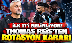 İlk 11'i belirliyor! Thomas Reis'ten rotasyon kararı