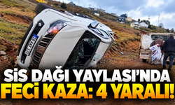 Sis Dağı Yaylası’nda trafik kazası: 4 yaralı