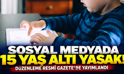 Sosyal medyada 15 yaş düzenlemesi Resmi Gazete’de yayımlandı