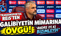 Trabzonspor'da Reis'ten galibiyetin mimarına övgü! "Andre iyi ki bizimleydi"
