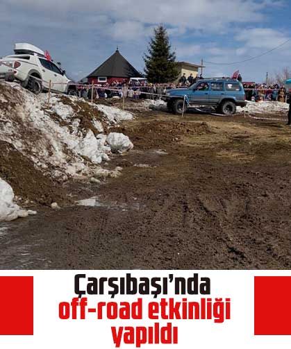 Çarşıbaşı’nda off-road etkinliği yapıldı
