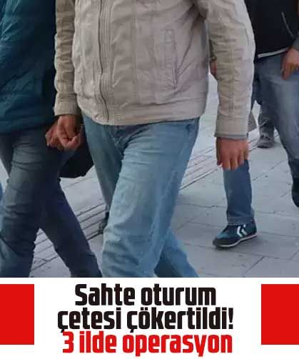 Sahte oturum çetesi çökertildi! 3 ilde operasyon