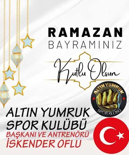 Altın Yumruk spor kulübü ramazan bayramı mesajı