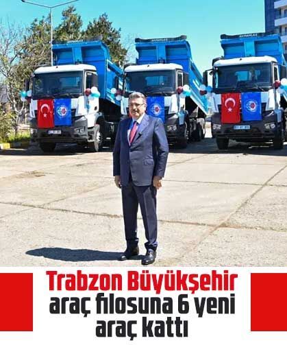 Trabzon Büyükşehir araç filosuna 6 yeni araç kattı
