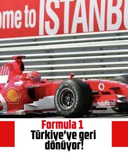 Formula 1 Türkiye'ye geri dönüyor!