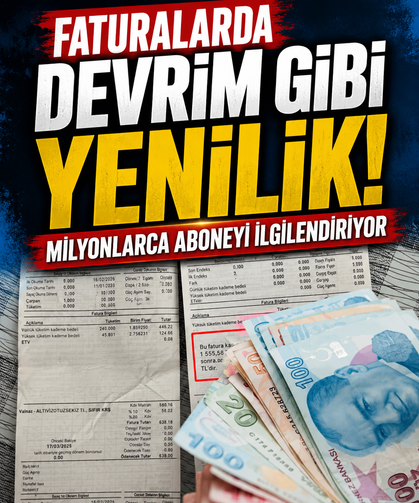 Faturalarda devrim gibi yenilik! Milyonlarca aboneyi ilgilendiriyor