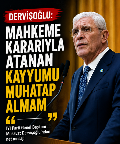 Dervişoğlu: Mahkeme kararıyla atanan kayyumu muhatap almam