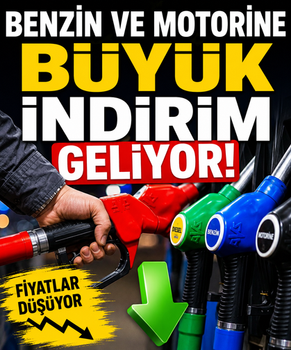 Benzin ve motorine büyük indirim geliyor