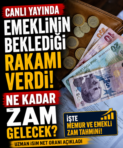 Canlı yayında emeklinin beklediği rakamı verdi! Ne kadar zam gelecek?