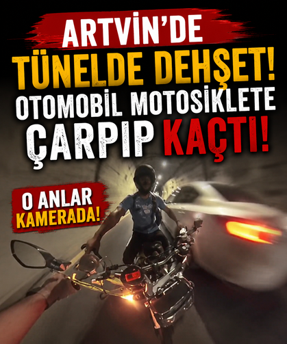 Cankurtaran Tüneli'nde yürekleri ağza getiren anlar! Kameraya saniye saniye yansıdı