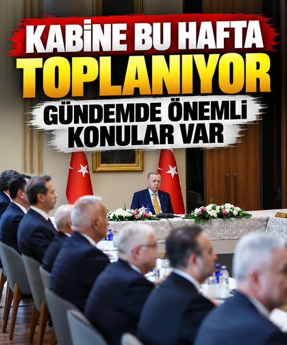Kabine bu hafta toplanıyor: Gündemde önemli konular var
