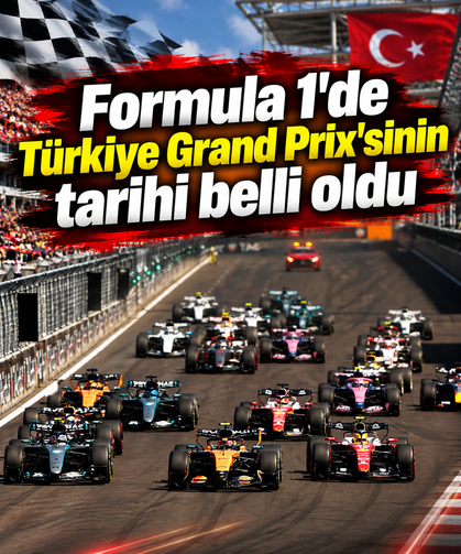 Formula 1'de Türkiye Grand Prix'sinin tarihi belli oldu