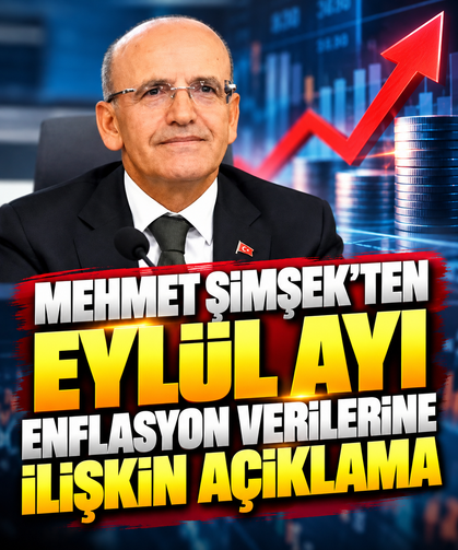 Mehmet Şimşek'ten eylül ayı enflasyon verilerine ilişkin açıklama