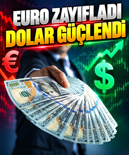Euro zayıfladı, dolar güçlendi