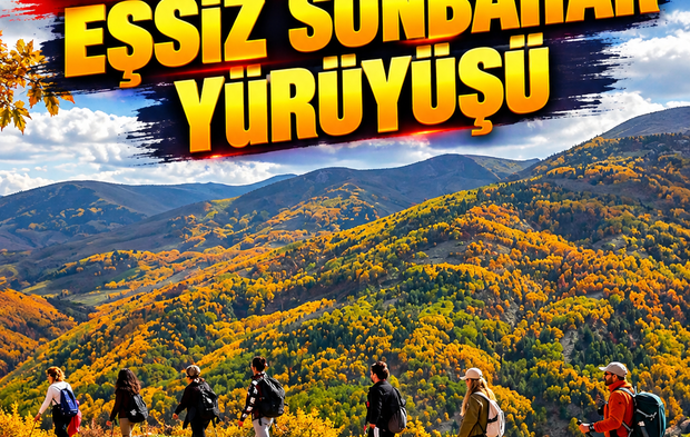 Gümüşhane dağlarında eşsiz sonbahar yürüyüşü