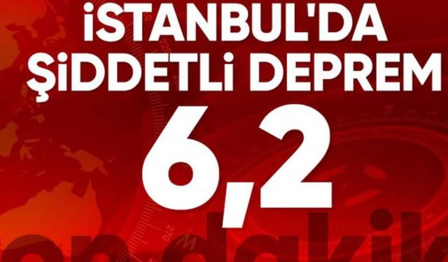 İstanbul'da korkutan peş peşe depremler