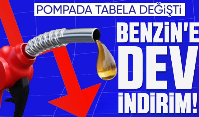 Benzin'e dev indirim!