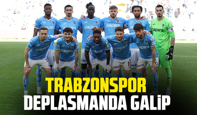 Trabzonspor deplasmanda galip