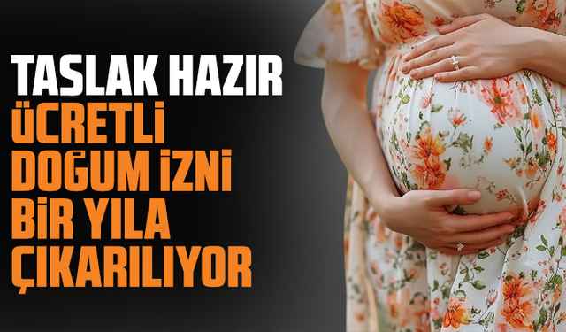 Taslak hazır: Ücretli doğum izni bir yıla çıkarılıyor