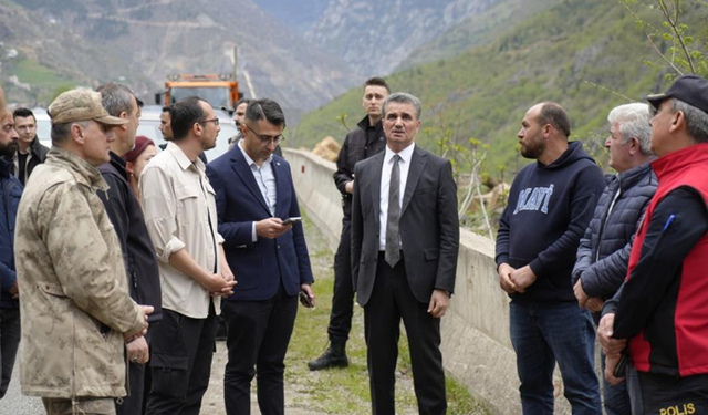 Vali Aydın Baruş: "Torul-Kürtün yolu uzun bir süre kullanılamayabilir"