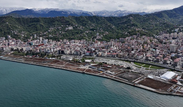 Rize'de Millet Bahçesi'nin ilk etabı bu yaz tamamlanıyor