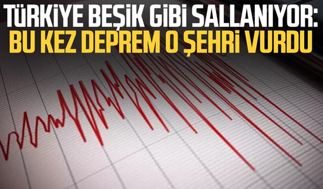 Konya'da peş peşe depremler! AFAD duyurdu!